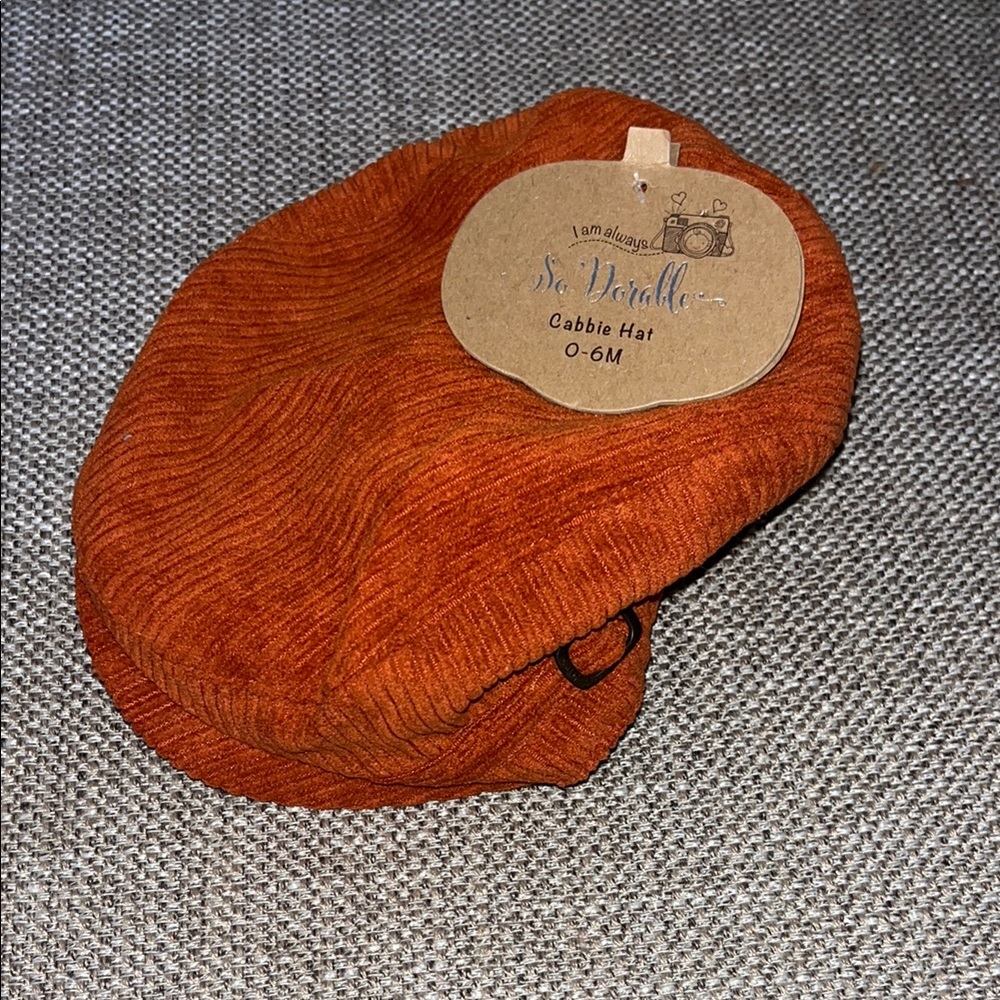 Vibrant Orange Infant Hat